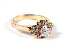 Lady's Diamond, 14K Yellow Gold Ring