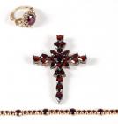 Collection of Garnet, Yellow Gold, Yellow Metal Jewelry