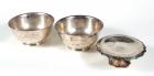 Two Sterling Tiffany Bowls And One Sterling Tiffany Pastry Server