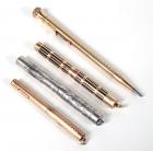 Three Gold Filled Pens And One Sterling Pen