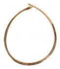 14K Yellow Gold Omega Link Necklace