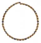 18K Yellow Gold Oval Link Necklace