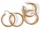 Collection of Two Pairs of 14K Yellow Gold Earrings