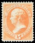 United States, 1870, 15¢ bright orange. P.F. otherwise XF