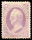 United States, 1870, 24¢ purple. OW FVF