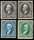 United States, 1894, 1¢-$5 unwatermarked issue complete. P.F. F-VF