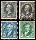 United States, 1895, 1¢-$5 watermarked issue complete. P.F. F-VF