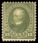 United States, 1898, 1¢-15¢ color changes complete. OW FVF