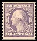 United States, 1914, 1¢-5¢ rotary coils complete. F-VF