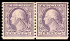 United States, 1914, 1¢-5¢ rotary coils complete. P.F. OW FVF