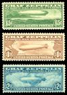 United States, Airmail, 1930, Graf Zeppelin set complete. VF