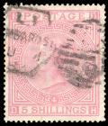 Great Britain, 1882, Queen Victoria, 5s rose, Anchor watermark. F-VF