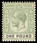 Bahamas, 1921-34, King George V, ½d-£1 complete, also 1930-31, Seal set complete. F-VF