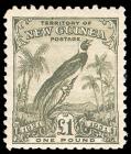 New Guinea, 1931, Bird of Paradise (with dates), 1d-£1 complete. VF