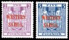 Samoa, 1935, WESTERN SAMOA. on New Zealand Postal Fiscals, 2s6d-£5 complete