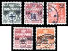 Faroe Islands, 1940-41, British Administration surcharges complete. VF