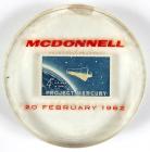 MA-6, 1962, McDonnell "Lucite" Paperweight