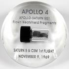 Apollo 4, 1967, FLOWN Heatshield Fragments