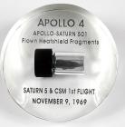 Apollo 4, 1967, FLOWN Heatshield Fragments