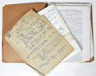 Apollo 7, 1968, Bulging Folder of Paul Haney's Notes, Clippings and Other Documents