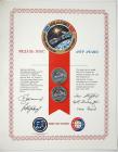 ASTP, 1975, FLOWN Manned Flight Awareness Medallions & Certificates