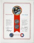 ASTP, 1975, FLOWN Manned Flight Awareness Medallions & Certificates