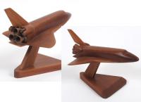 Shuttle Program, c1970s, Mahogany Shuttle Model - 2