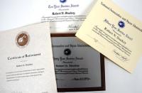 Miscellaneous, 1967-2002, NASA "Length of Service" Certificates - 2