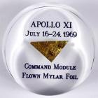 Apollo 11, 1969, Flown Gold Mylar Foil