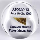 Apollo 11, 1969, Flown Gold Mylar Foil