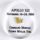 Apollo 12, 1969, Flown Gold Mylar Foil