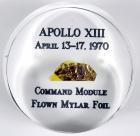 Apollo 13, 1970, Flown Gold Mylar Foil