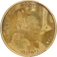 Netherlands. 50 Euro, 2005. PCGS PF69 - 2