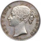 Great Britain. Crown, 1844. PCGS AU50