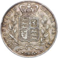 Great Britain. Crown, 1844. PCGS AU50 - 2