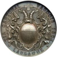 Switzerland. Medal, 1894. NGC MS61 - 2