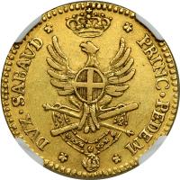 Italian States - Sardinia. 1 Doppia, 1786. NGC EF40 - 2