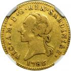 Italian States - Sardinia. &frac12; Doppia, 1786. NGC VF25