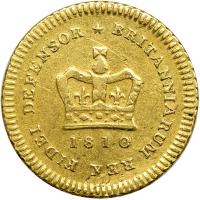 Great Britain. 1/3 Guinea, 1810. VF - 2