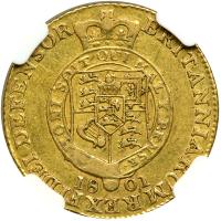Great Britain. Half Guinea, 1801. NGC VF35 - 2