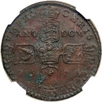 Ireland. 'Gunmoney' Crown, 1690. NGC AU50 - 2