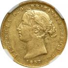 Australia. Half Sovereign, 1857 (Sydney). NGC EF45