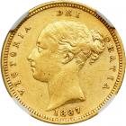 Australia. Half Sovereign, 1887-M. NGC EF45