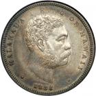 Hawaii. ½ Dollar, 1883. NGC AU55