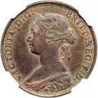Great Britain. Halfpenny, 1871. NGC AU58