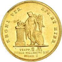 Italian States - Naples. 6 Ducati, 1852. NGC AU58 - 2