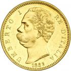 Italy. 100 Lire, 1883-R. NGC AU58