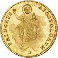 Italian States - Papal/Roman States. Doppia, 1823-B (Bologna). NGC MS63 - 2