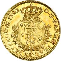 Italian States - Parma. Doppia, 1792-S. NGC MS61 - 2