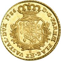 Italian States - Parma. Doppia, 1786-S. NGC MS63 - 2
